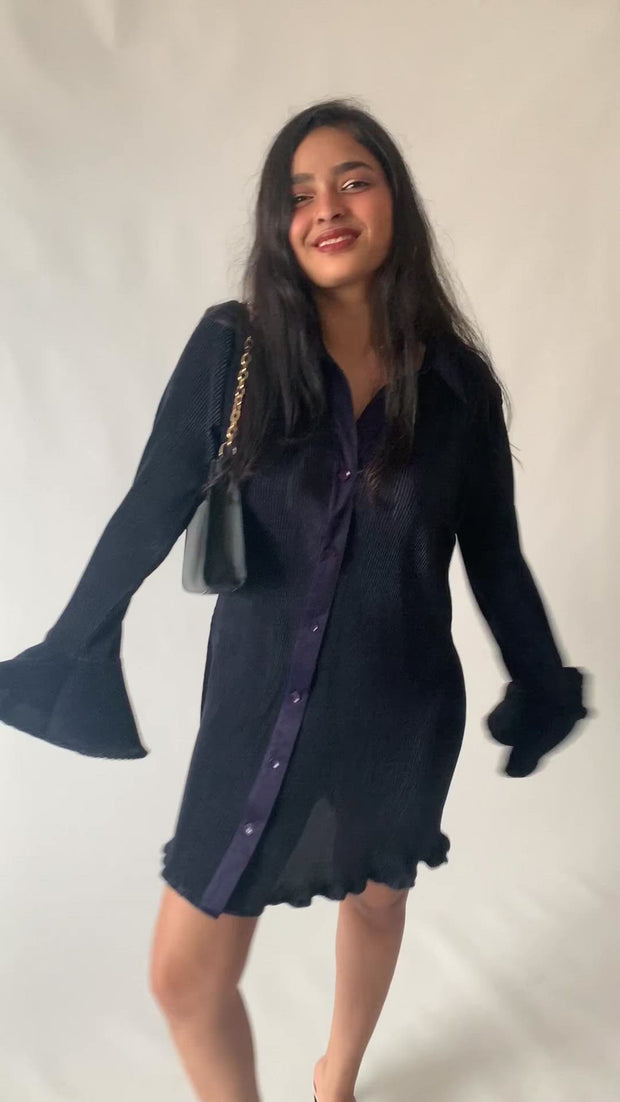Back To School Oversized Shirt Dress