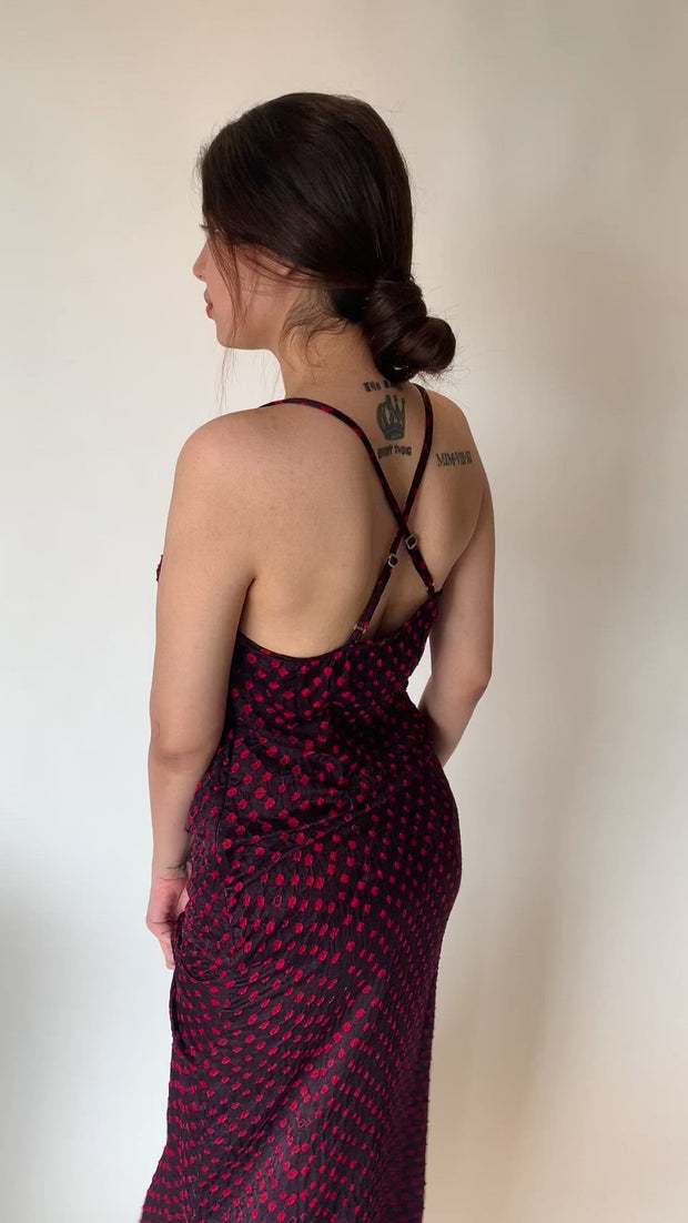 Cowl Neck Maxi Dress