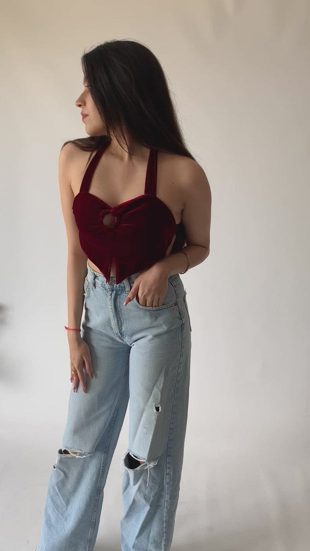 Velvet Heart Crop