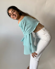 Velvet Ruffles Top