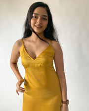Milano Satin Maxi Dress