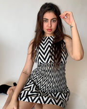B&W Tennis Dress