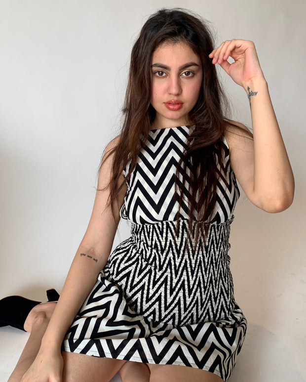 B&W Tennis Dress