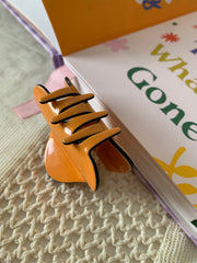 90s Nostalgia Hair Clip // Orange