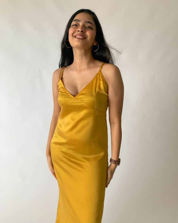 Milano Satin Maxi Dress