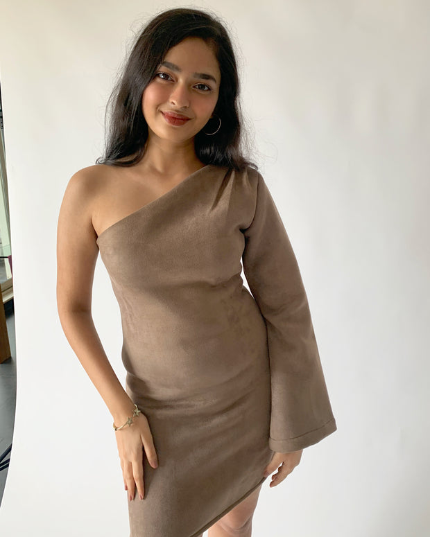 Suede Mini Dress