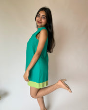 Front Zipped Mini Dress