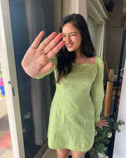 Green Checkered Dress
