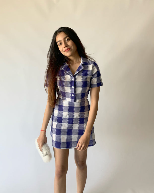 Cotton Checkered Co-ord Set