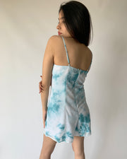 Sky Blue Tie Dye Romper