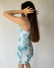 Sky Blue Tie Dye Romper