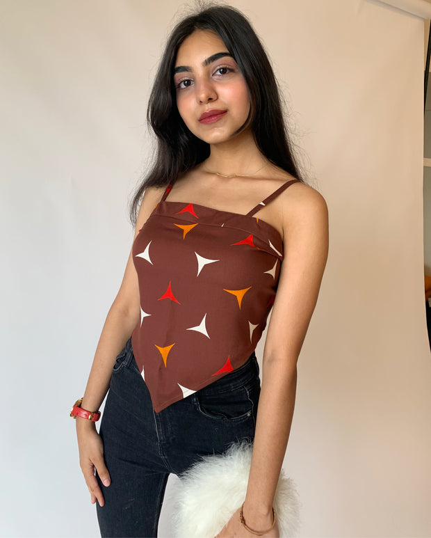 Brown Motifs Top