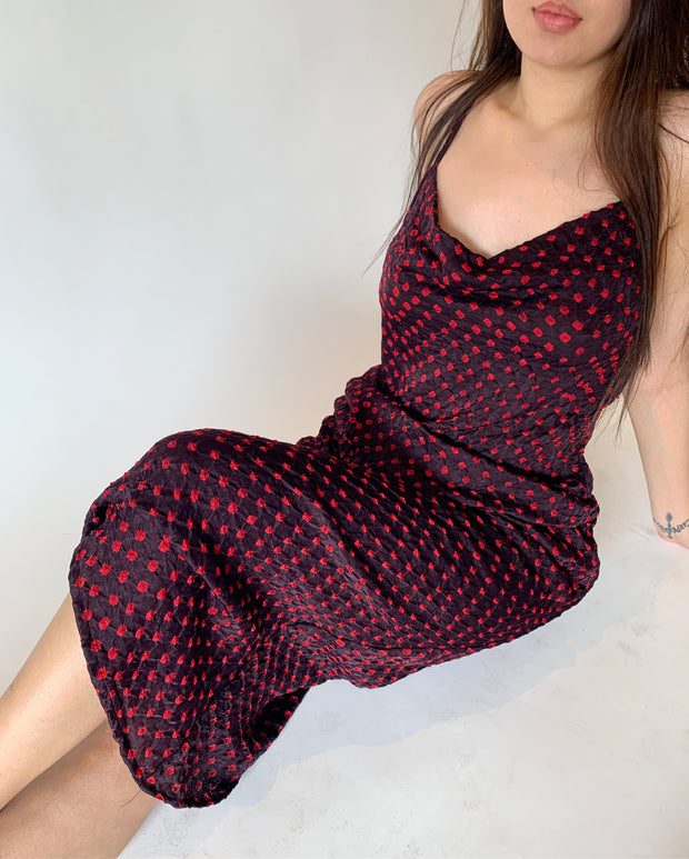Cowl Neck Maxi Dress
