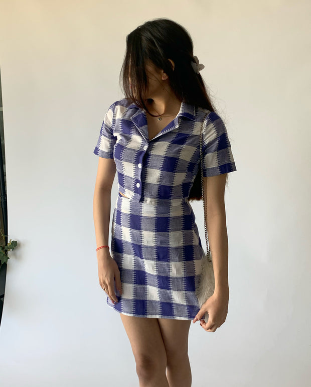 Cotton Checkered Co-ord Set