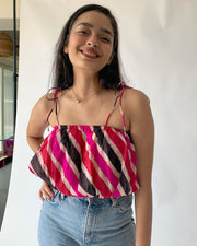 Puff Up Crop Blouse