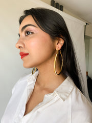 Empress Pearl Hoops