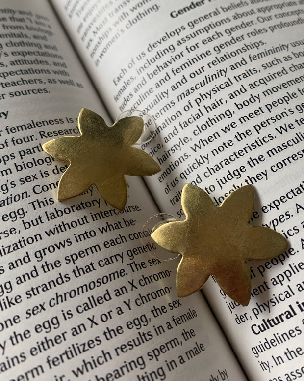 Vintage Stained Studs - Flower