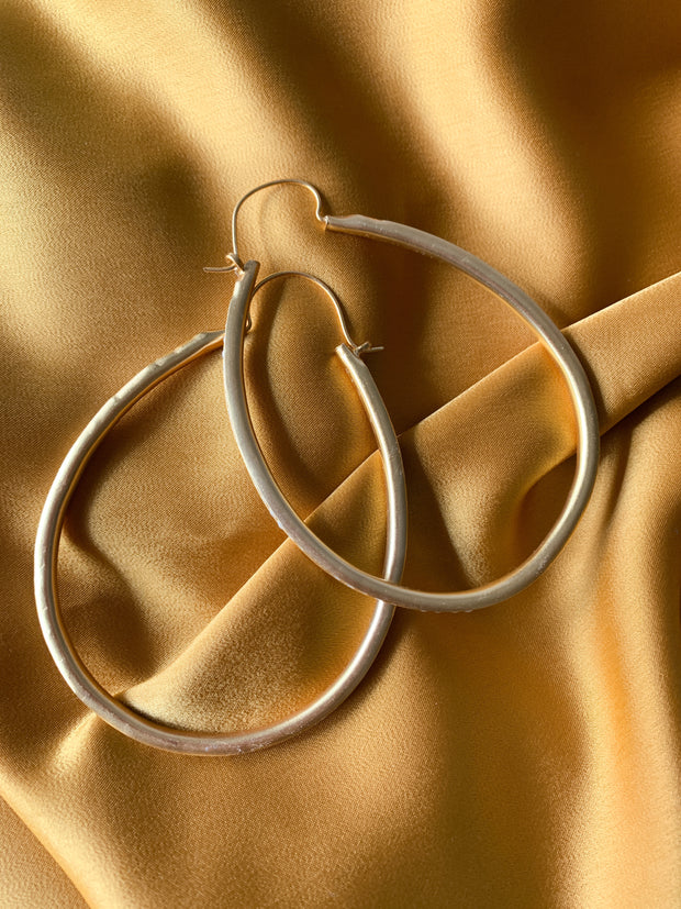 Empress Pearl Hoops