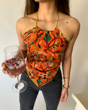 Yacht Drinks Halter Neck Top
