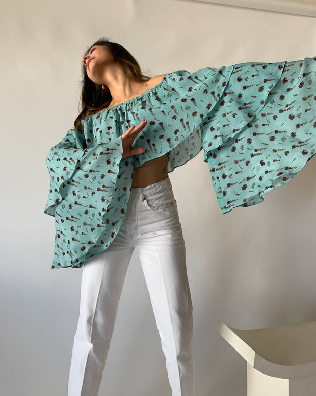 Blue Farm Top