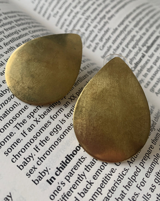 Vintage Stained Studs - Raindrop