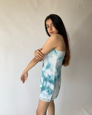 Sky Blue Tie Dye Romper