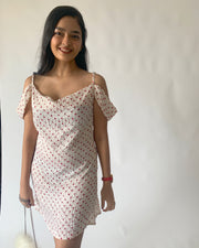 Bandhni Silk Mini Dress