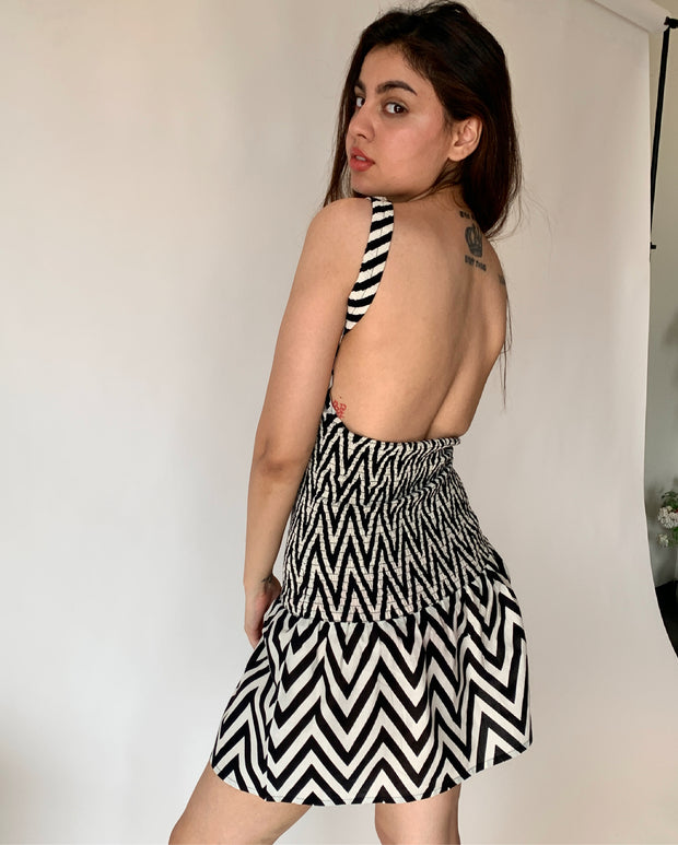 B&W Tennis Dress