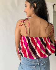Puff Up Crop Blouse