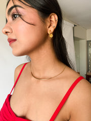 Petite Gold Hoops