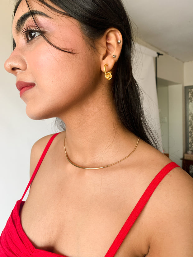 Petite Gold Hoops