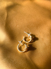 Petite Gold Hoops