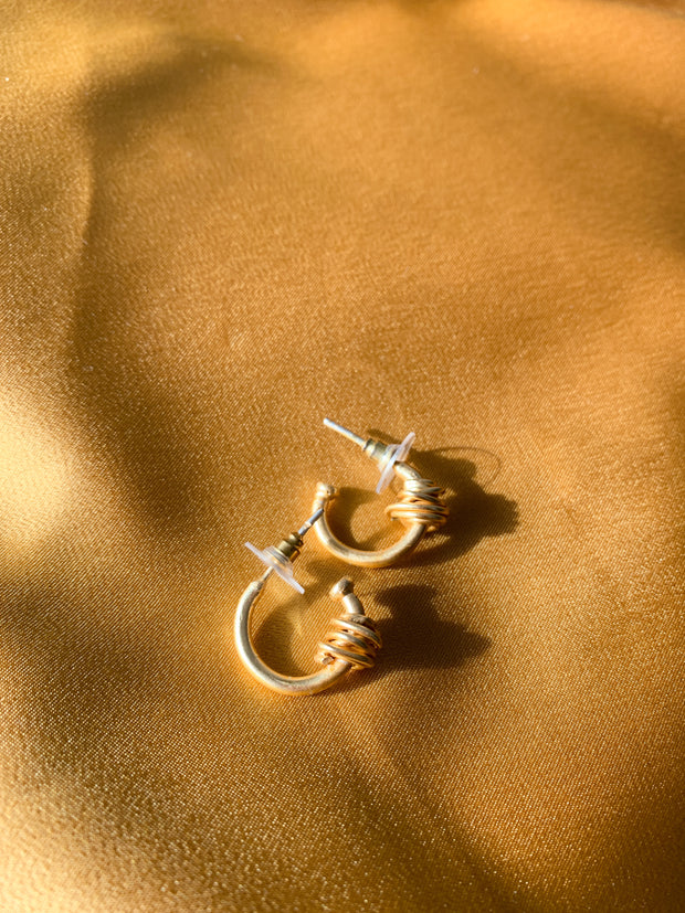 Petite Gold Hoops
