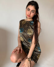 Silk Lounge Mini Dress