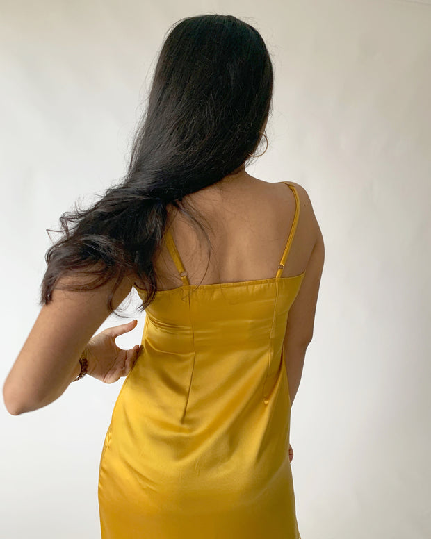 Milano Satin Maxi Dress