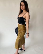 Silk Lace Back Crop