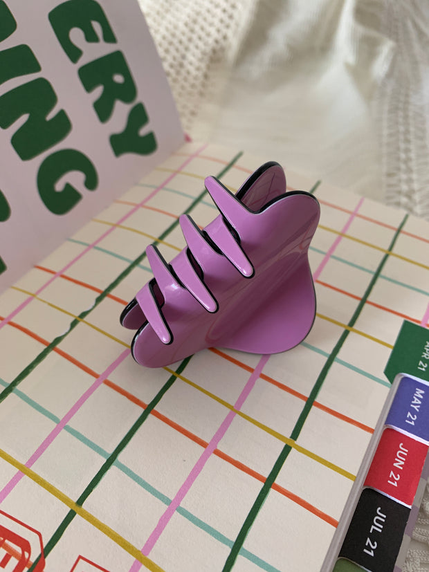 90s Nostalgia Hair Clip // Violet