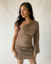 Suede Mini Dress