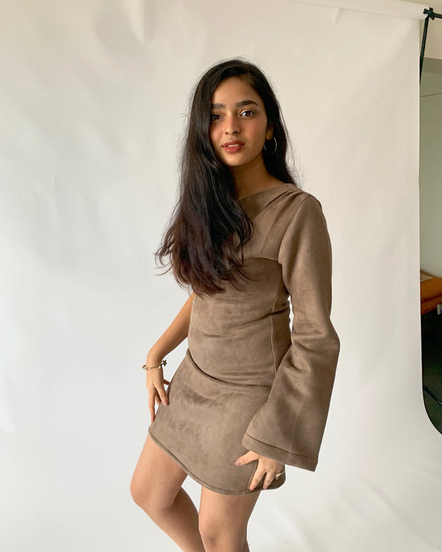 Suede Mini Dress