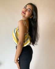 Puff Up Crop Blouse