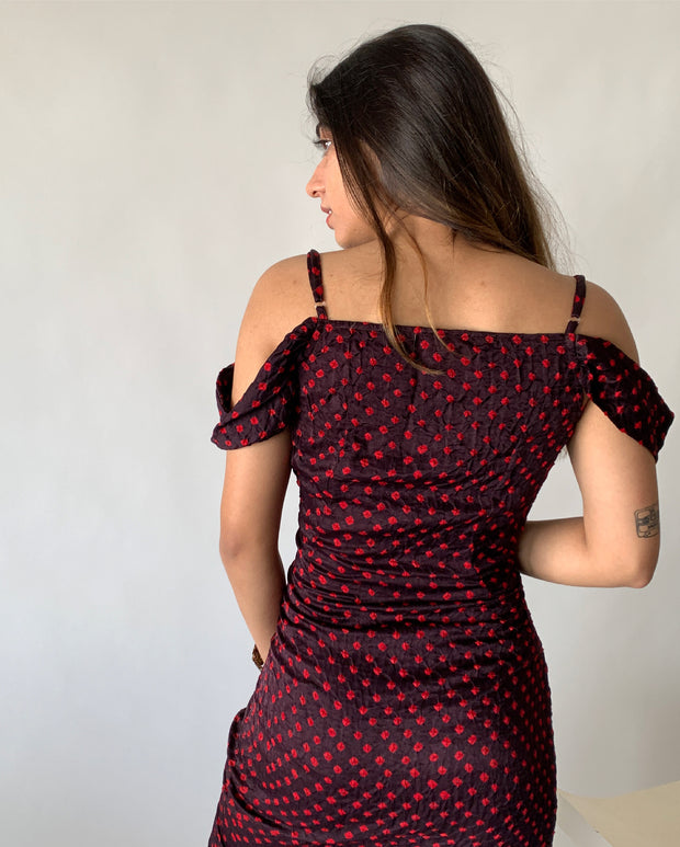 Bandhni Silk Dress