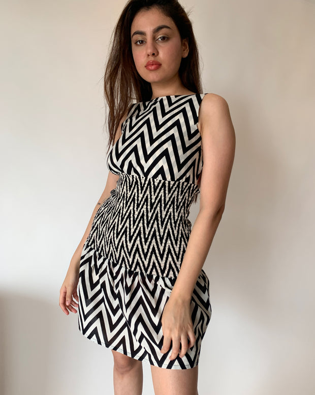 B&W Tennis Dress