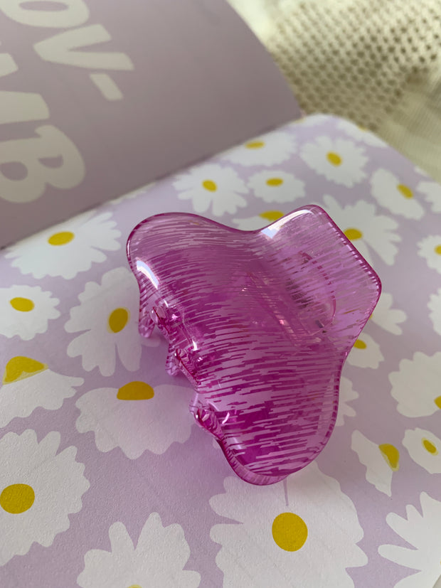 90s Nostalgia Hair Clip // Purple
