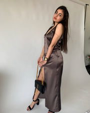 Milano Satin Dress