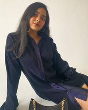 Back To School Oversized Shirt Dress