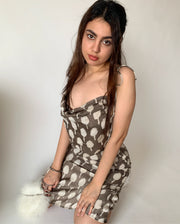 String Tie Long Dress