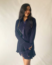 Back To School Oversized Shirt Dress