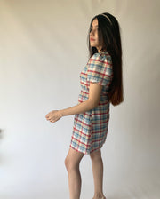 Cotton Candy Puff Sleeves Dress