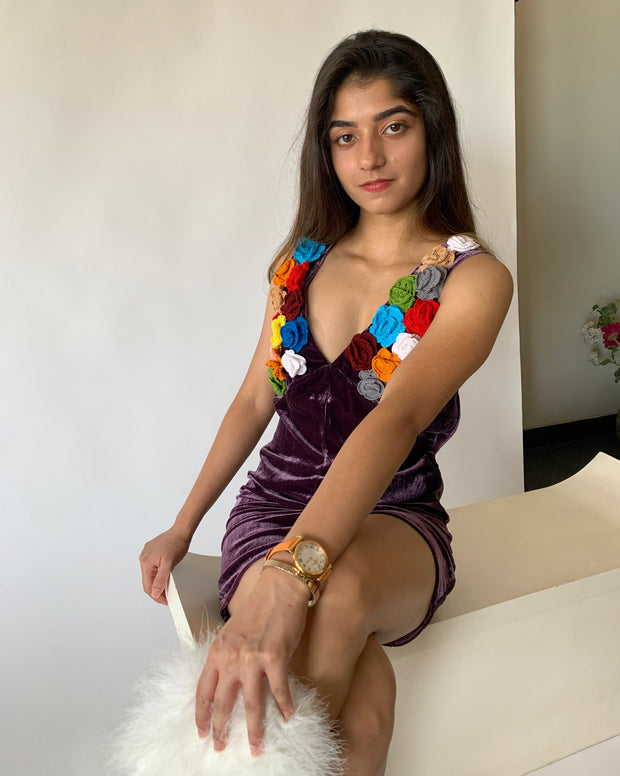 Velvet Dreams Mini Dress