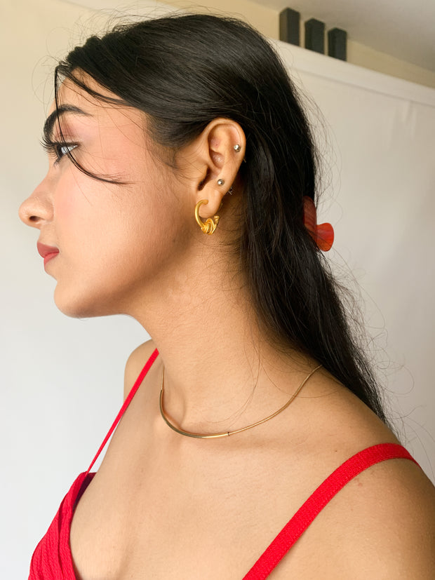 Petite Gold Hoops